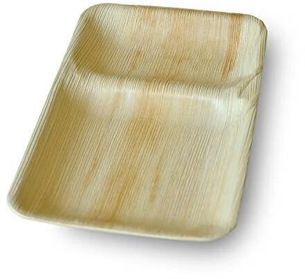 Rectangular Areca Leaf Plate, for Serving Food, Feature : Good Quality, Eco Friendly