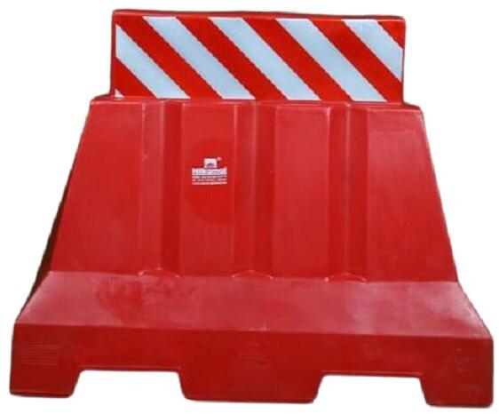 HDPE WATER FILLED BARRIER, Color : RED