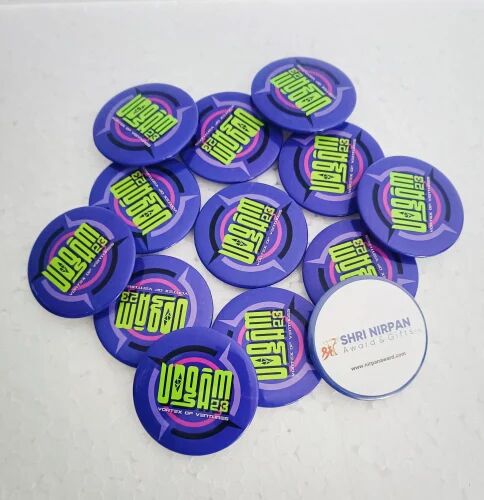 Shri Nirpan Printed Button Badge, for Promotional