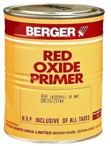 Berger Red Oxide Primer, Packaging Size : 1L