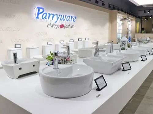 Ceramic Parryware Sanitaryware, Shape : Round, Oval, Square