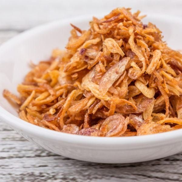 Light Yellow Organic Fried Onion Flakes, for Home, Restaurant, Hotel, Packaging Type : Plastic Packets
