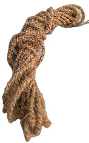 MG TRADERS Raw Coconut Coir Rope, Hardness : Hard