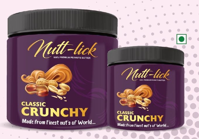Nutt-Lick Classic Crunchy Peanut Butter, Certification : FSSAI