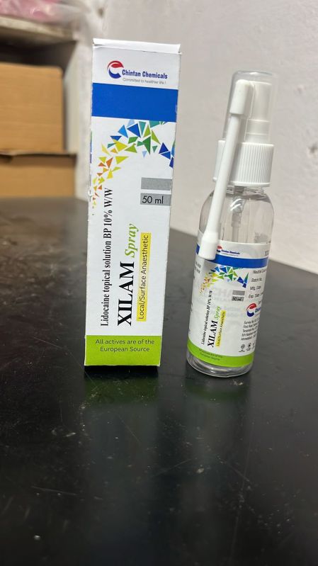 Transparent Liquid Lidocaine spray, for Pain Relief Oil, Size : 50ml