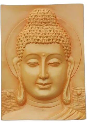 Fiber Buddha Mural, Size : 3x2feet
