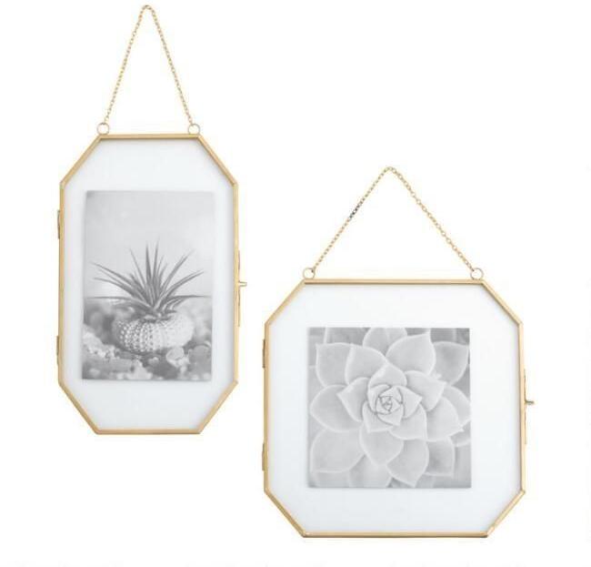 Polished Iron Glass photo frames, for Stylish Look, Frame Dimension : 5X7 Inch