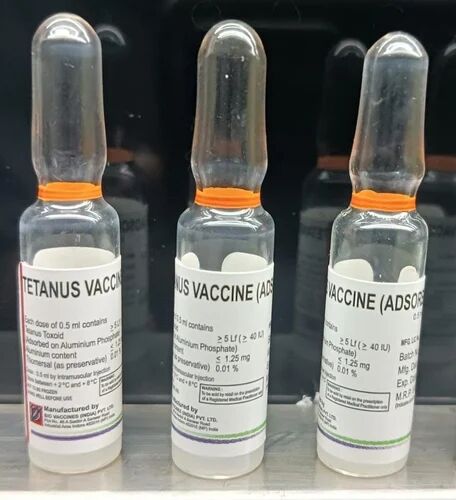 Tetanus Vaccine, Packaging Size : 0.5ml