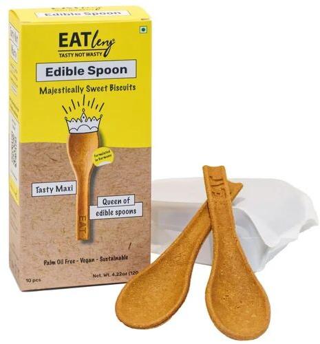 Edible Spoon, Length : 140 mm