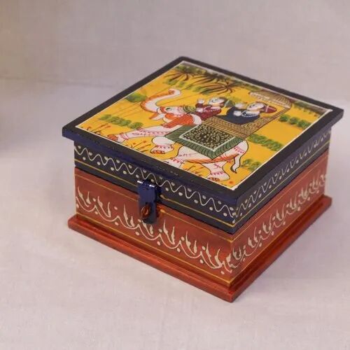 Wooden jewellery box, Size : 8x8imch