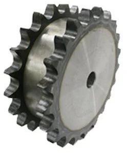 Polished Metal Two Stand Chain Sprocket, for Industrial, Feature : Durable, High Strength