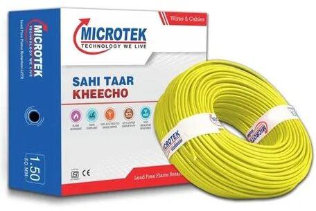 PVC Electric Cables, Color : Yellow