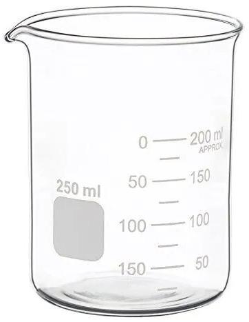 Glass Beaker, for Lab Use, Feature : Durable, Light Weight