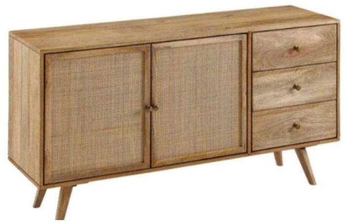 Rectangular MAH081 Wooden Sideboard, for Home Use, Pattern : Plain
