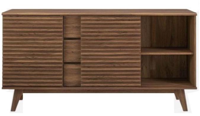 Rectangular MAH084 Wooden Sideboard, for Home Use, Pattern : Carved