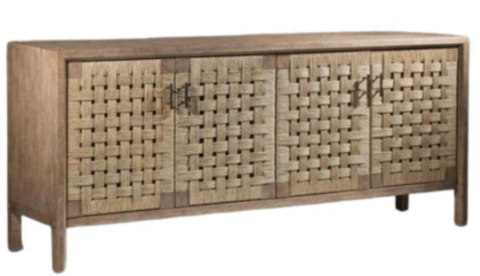 Rectangular MAH125 Wooden Sideboard, for Home Use, Pattern : Carved
