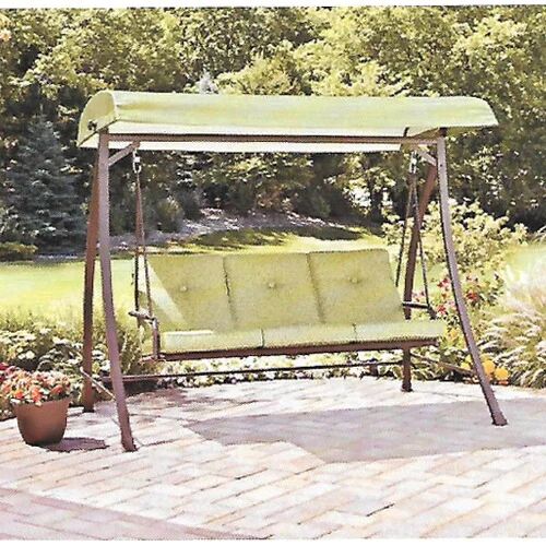 Iron Family Chair Swing, for Garden, Balcony, Backyard, Seating Capacity : 3 Seater