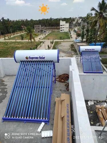 Solar water heater, Capacity : 100 liter