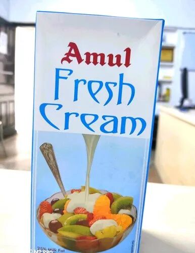 Amul Fresh Cream, Packaging Type : Box