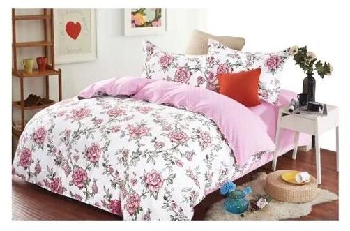 Lacoza Cotton Fancy Floral Bed Sheet