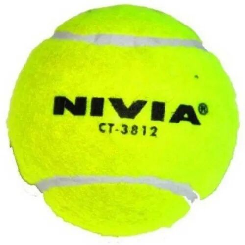 Yellow Nivia Cricket Tennis Balls