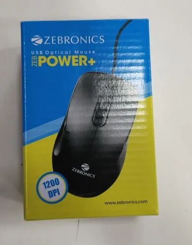 Zebronics USB Mouse, Color : Black