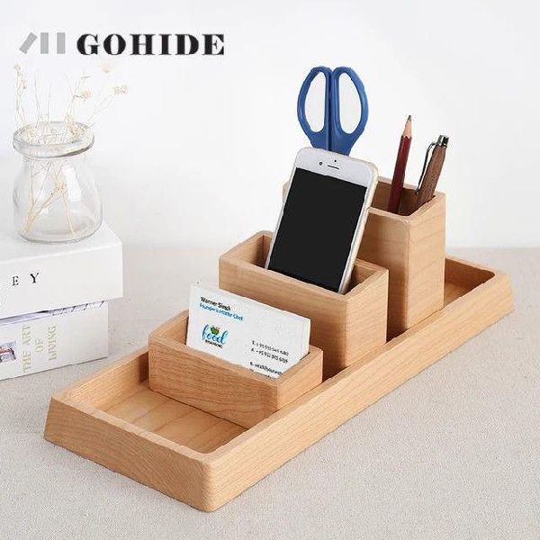 Wooden Desk Organizer