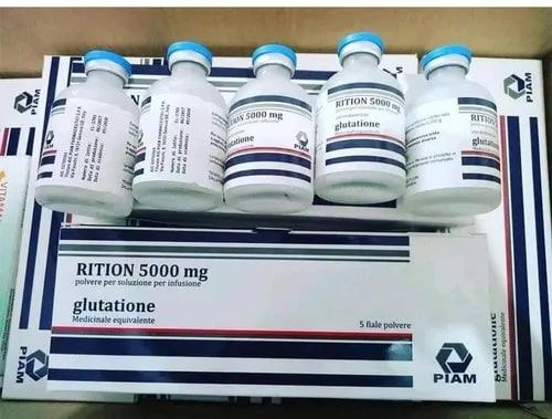 Rition 5000mg Glutathione Skin Whitening Injection, Packaging Type : Box