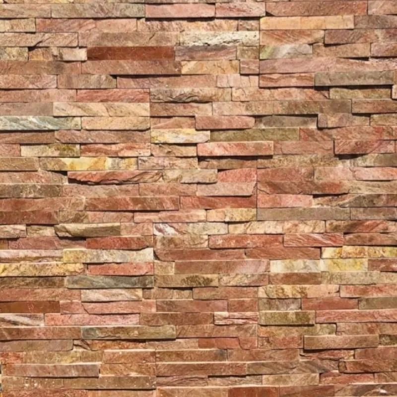 Red Copper Stone Wall Cladding