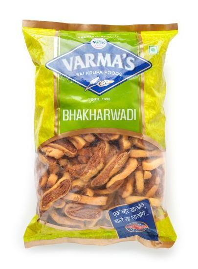 Creamy Varma's Medium Bhakarwadi, for Home, Restaurant, Hotel, Grade Standard : Food Grade