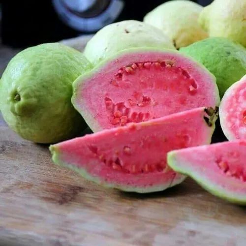 Round Natural Fresh Taiwan Pink Guava