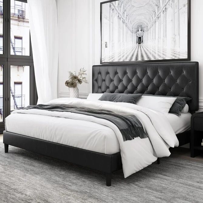 Teak Wood Queen Size Bed, Color : Black
