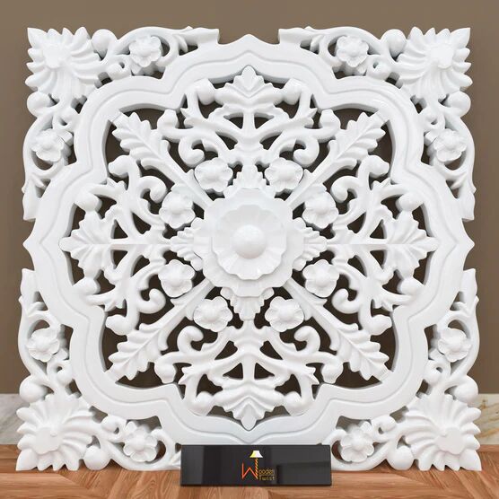 Wooden Hand Carved Wall Panel