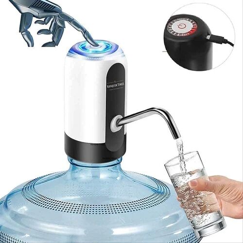 Automatic Wireless Water Pump Dispenser, Color : White