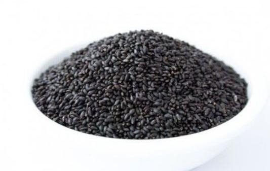 Granule Organic Basil Seeds, for Health Supplement, Medicine, Form : Solid
