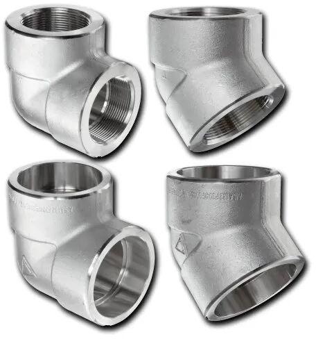Titanium Forged Elbow, Color : Silver