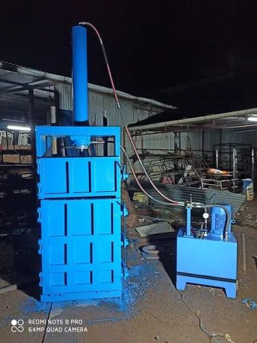Scrap Baling Press, Color : Blue