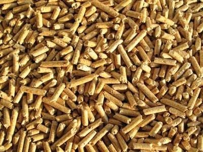 Wooden biomass pellets, Color : Brown