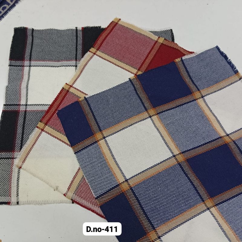 acrylic checks fabric