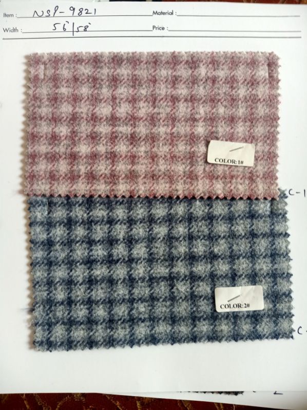 Tweed Blazer fabrics, for Garments, Jacket Coat Making, Pattern : Checked