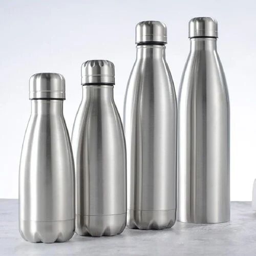 RK SS201 Coated Plain Stainless Steel Chromo Flask, for Kitchen Use