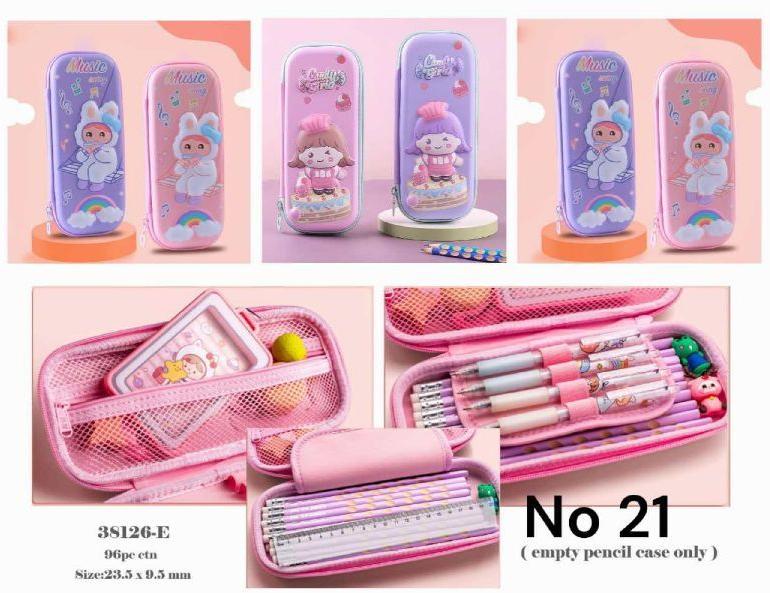 Printed Candy Girl Pencil Case