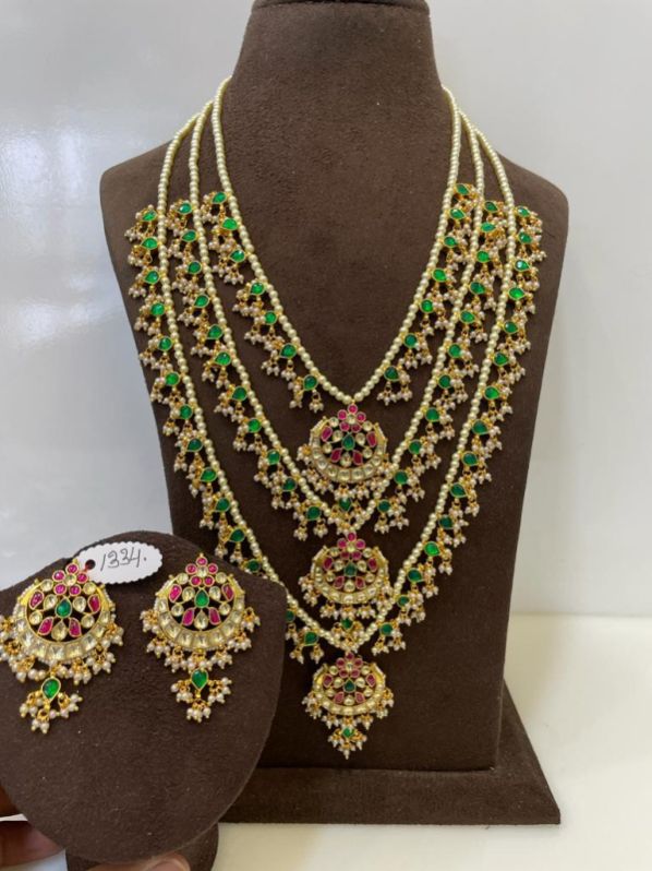 Polished Brass rani haar necklace, Style : Antique