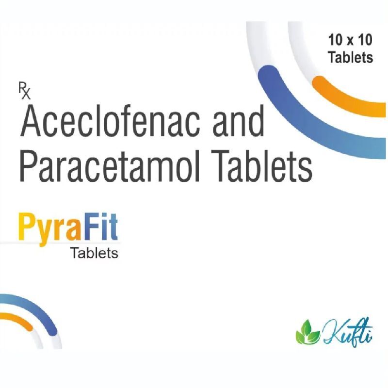 Aceclofenac and Paracetamol Tablet, for Clinical, Hospital, Grade : Medicine Grade