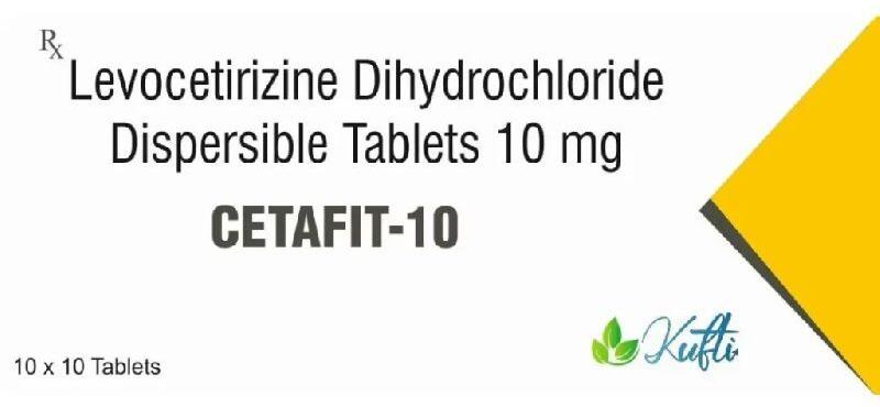 Cetafit Levocetirizine Dihydrochloride Despersible Tablet, Purity : 100%