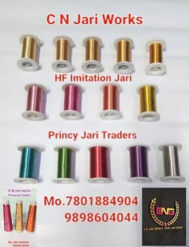 Polyester Half Fine Imitation Zari