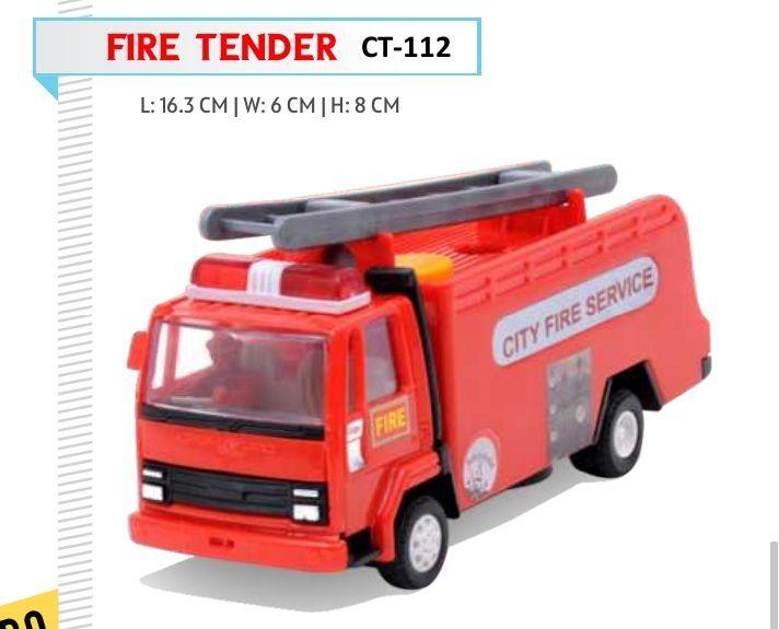 Battery Plastic Fire Truck Toy, For Play School, School, Playing, Feature : Good Quality, Light Weight