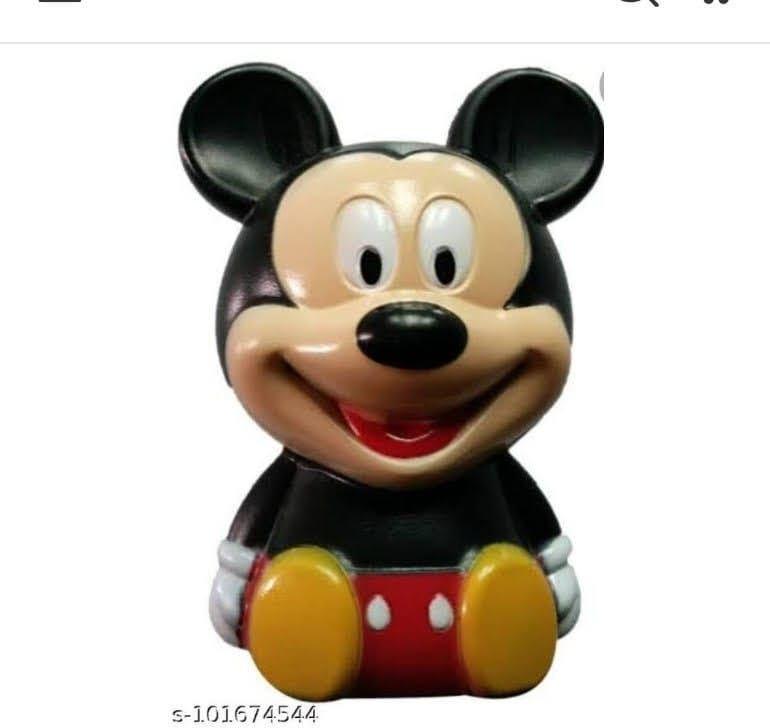 Plastic Mickey Mouse Money Bank, Feature : Attractive Packaging, Fine Finishing