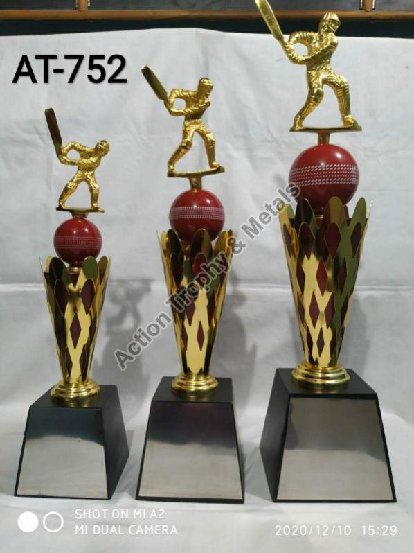 15 Inch Cricket Cone Trophy, for Awards, Feature : Attractive Look, Fine Finished, Long Lasting, Shiny