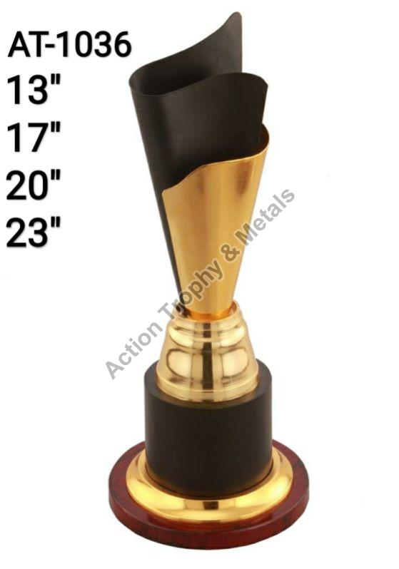 17 Inch Black Cone Trophy, for Awards, Packaging Type : Paper Box